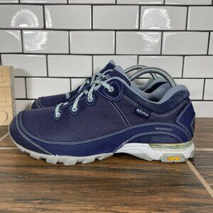 Ahnu By Teva Sugarpine II WP Ripstop Womens 9.5 Hiking Shoes Blue Vibram Sneaker